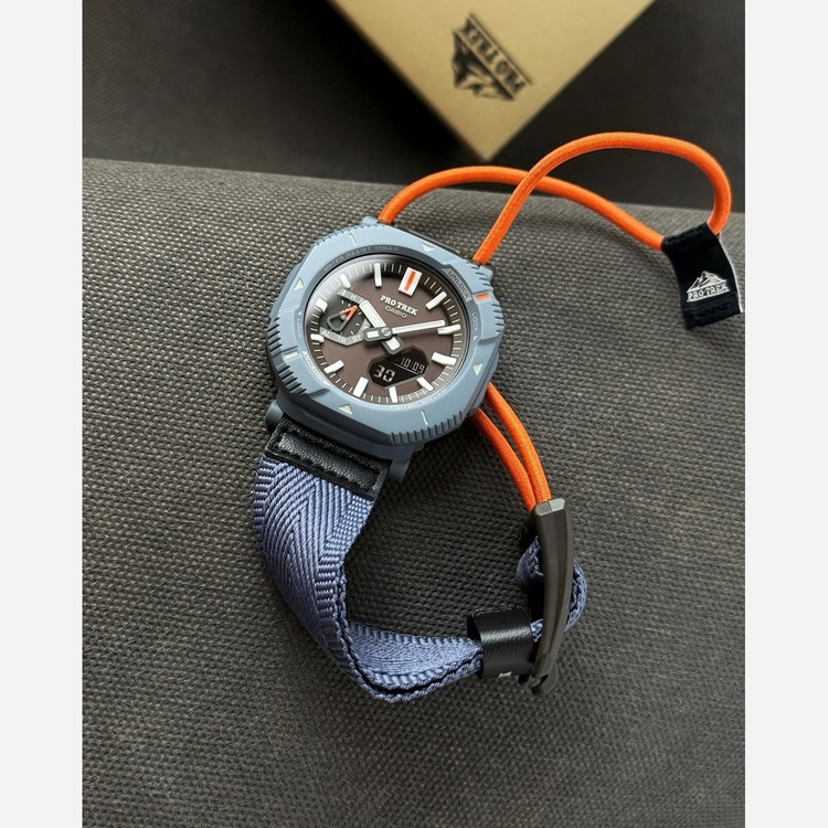 ساعت مچی کاسیو پروترک CASIO PRO TREK PRJB001B-2 های کوالیتی رنگ سرمه ای