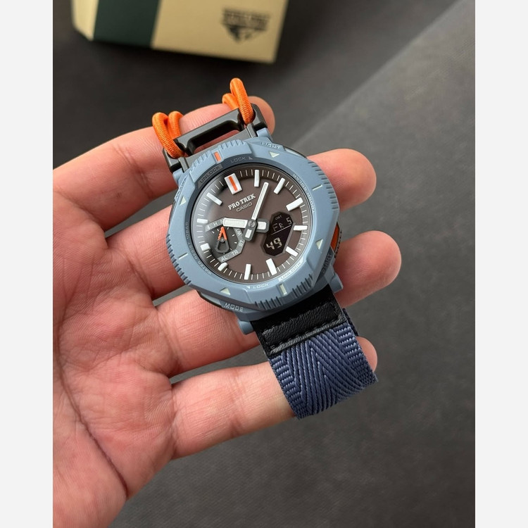 ساعت مچی کاسیو پروترک CASIO PRO TREK PRJB001B-2 های کوالیتی رنگ سرمه ای